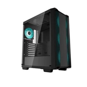 Kasë kompjuteri DeepCool CC560 Mid-Tower me 4x120mm ARGB Fan - Zezë