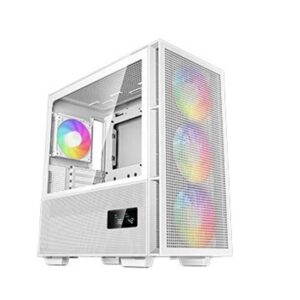 Kasë kompjuteri DeepCool CH560 Mid-Tower me 4x120mm ARGB Fan - Bardhë