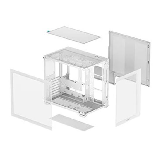 Kasë kompjuteri DeepCool CG530 Mid-Tower me 4x120mm ARGB Fan - Bardhë - Figura 7