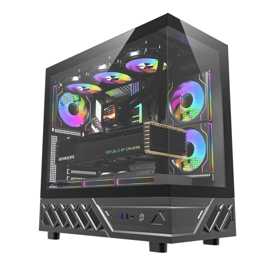Kasë Darkflash DS950 / Full‑Tower / E‑ATX Support – Zezë