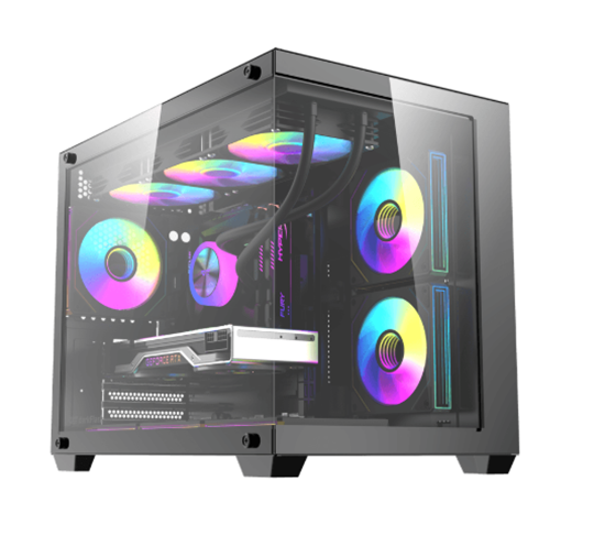 Kasë Darkflash B275 PRO / Mid‑Tower / ATX / Tempered – Zezë - Figura 2