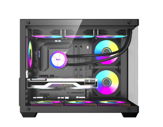 Kasë Darkflash B275 PRO / Mid‑Tower / ATX / Tempered – Zezë - Figura 3