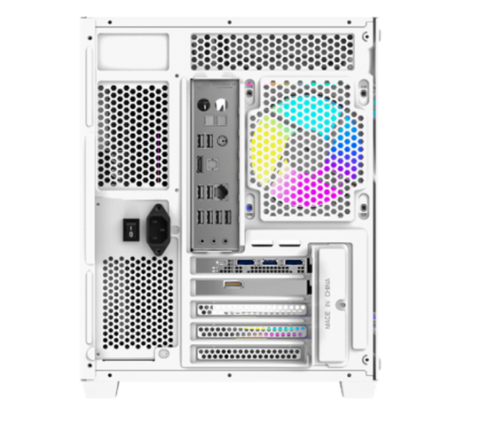 Kasë DarkFlash B275 PRO / Mid‑Tower / ATX / Tempered - Bardhë - Figura 4