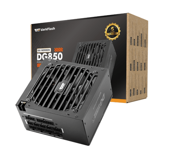 Furnizues Energjie DarkFlash DG850 / 850W / Active PFC / ATX PSU