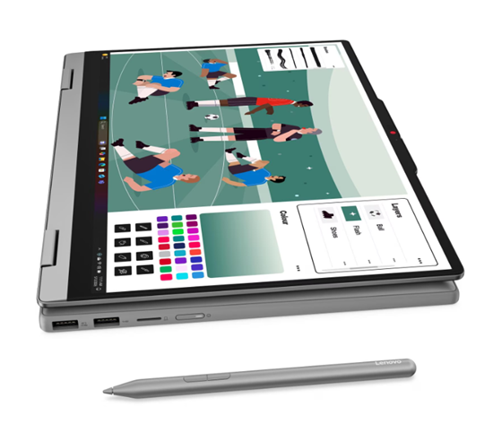 Laptop Lenovo NB IdeaPad 5 2in1 14AGP11 / Ryzen AI 7 445 / 16GB DDR5 / 512GB / 14' WUXGA IPS 60Hz Multi touch / AMD Radeon 840M - Luna Grey - Figura 3