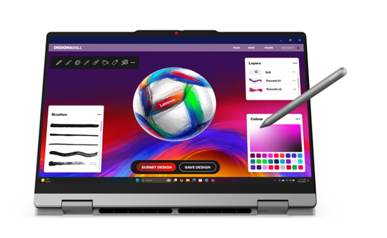Laptop Lenovo NB IdeaPad5 2in1 14AGP11 / Ryzen AI 7 445 / 32GB DDR5 / 1TB / 14’WUXGA IPS Multi touch 60Hz / AMD Radeon 840M – Luna Grey - Figura 4