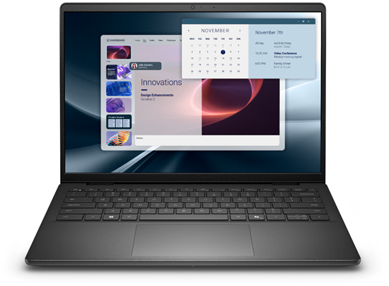Laptop DELL NB Pro 14 Essential PV14255 / Ryzen AI 7 350 / 16GB DDR5 / 1TB / 14" Full HD+ AG WVA/IPS / AMD Radeon Graphics - Carbon Black