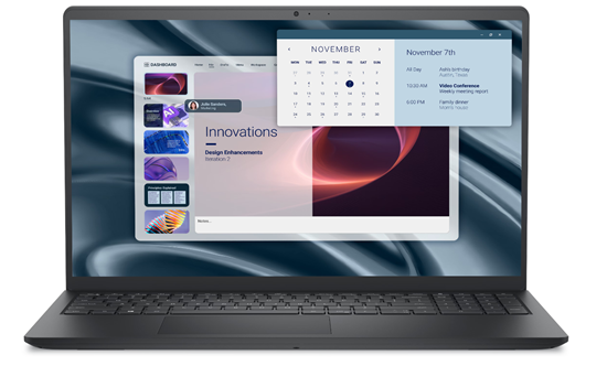 Laptop DELL NB Pro 15 Essential PV15250 / i7-1355U / 16GB DDR5 / 512GB / 15.6″ Full HD WVA AG 120Hz / Intel UHD Graphics – Carbon Black