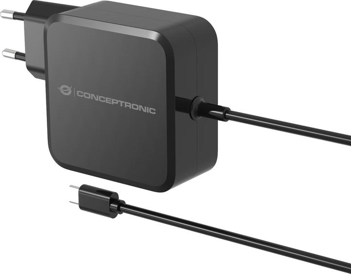 Adapter Conceptronic 1-Port GaN USB-C Desk Charger / 67W / PD 3.0 / PPS – Zezë
