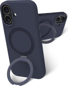 Aksesorë për telefon dbramante ROSKILDE MagSafe Kick Icon / Apple iPhone 17 / Protective Cover – Blu e mbyllur