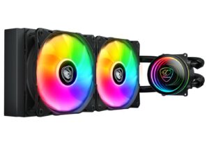 Ftohës për procesor K COUGAR Poseidon Elite 240 ARGB / Water Cooling - Black
