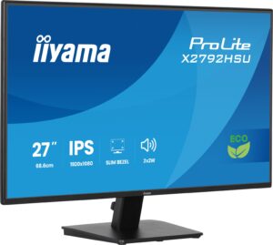 Monitor IIYAMA Pro Lite X2792HSU-B1 / 27" / Full HD IPS / 120Hz / 3ms / HDMI+DP - Zezë