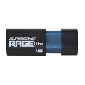USB Flash Drive / Patriot / Supersonic Rage Lite / 64GB / USB-A 3.2 Gen 1 / Zezë-Blu