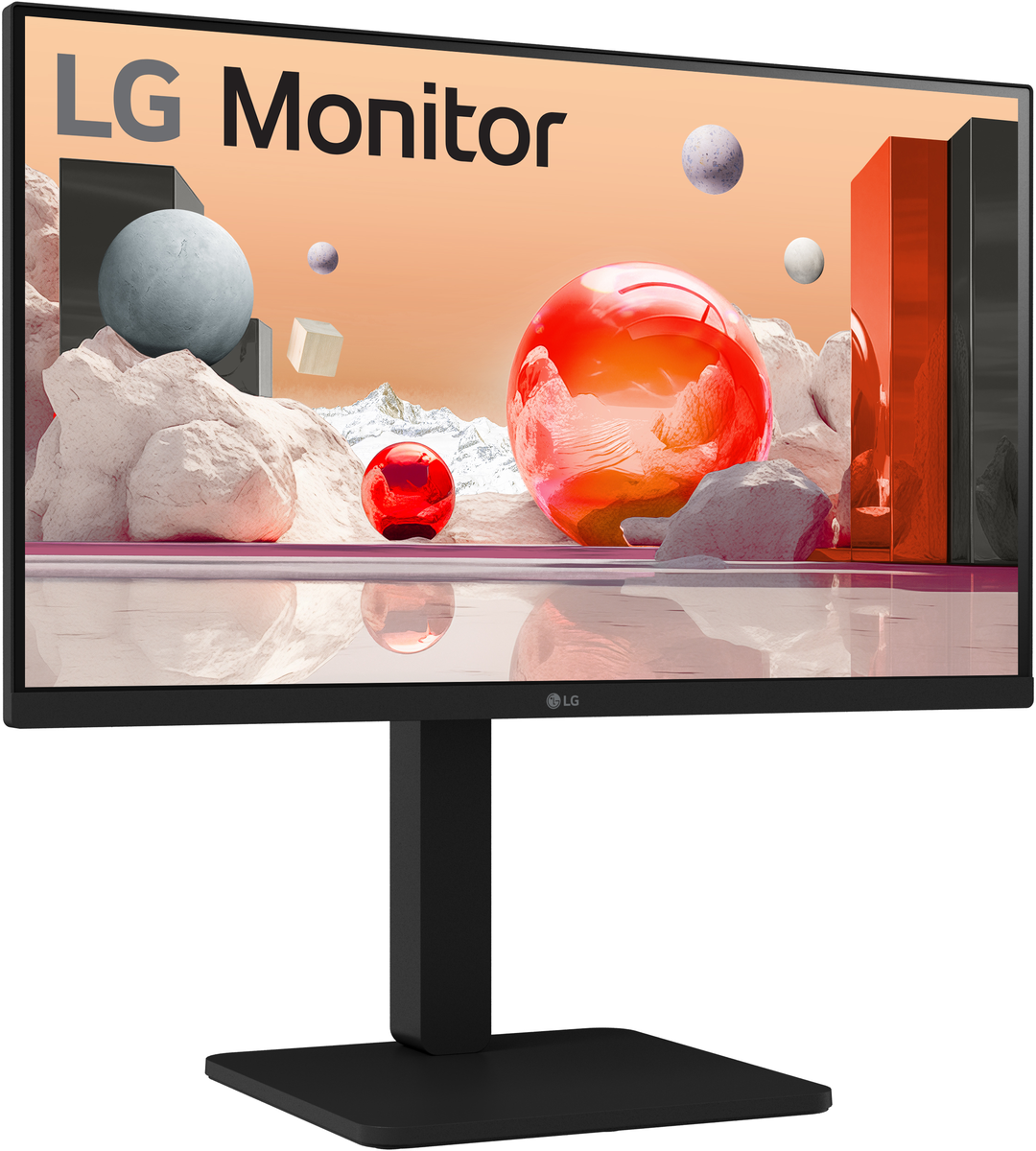 Monitor për punë LG 27BA560-B / 27″ / Full HD IPS / 100Hz / 5ms / DP + HDMI + USB-B / Zezë - Figura 2