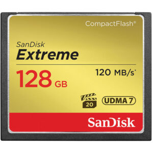 Kartë Memorie SD CARD 128 GB CompactFlash SANDISK EXTREME 120
