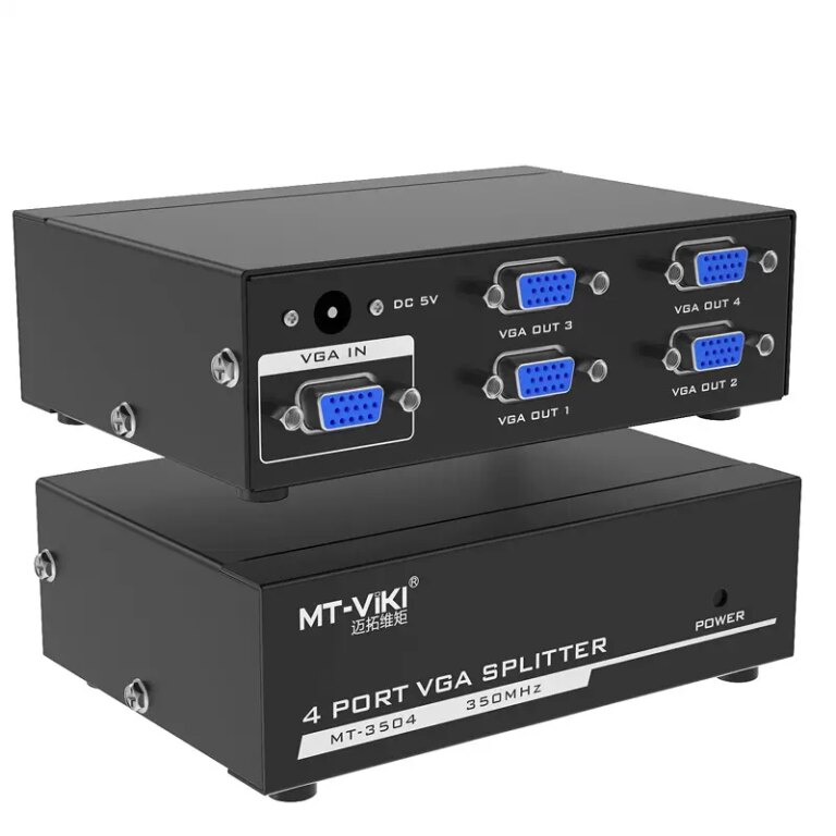 VGA Splitter FJGEAR / 4 Channels / 200 MHz / Full HD / I zi