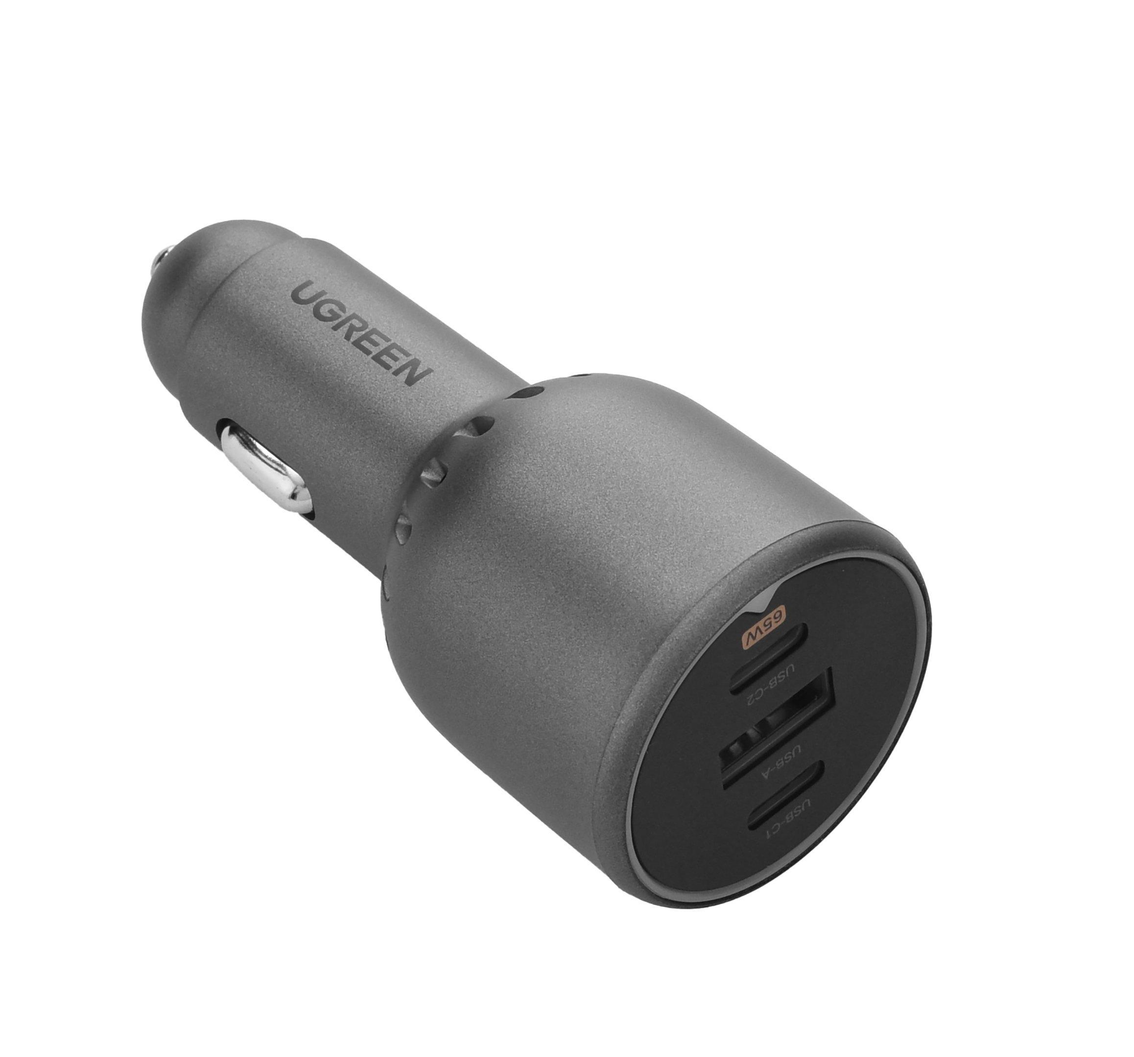 Karikues UGREEN / Fast Car Charger / 75W / 3-Port - Gri - Figura 3