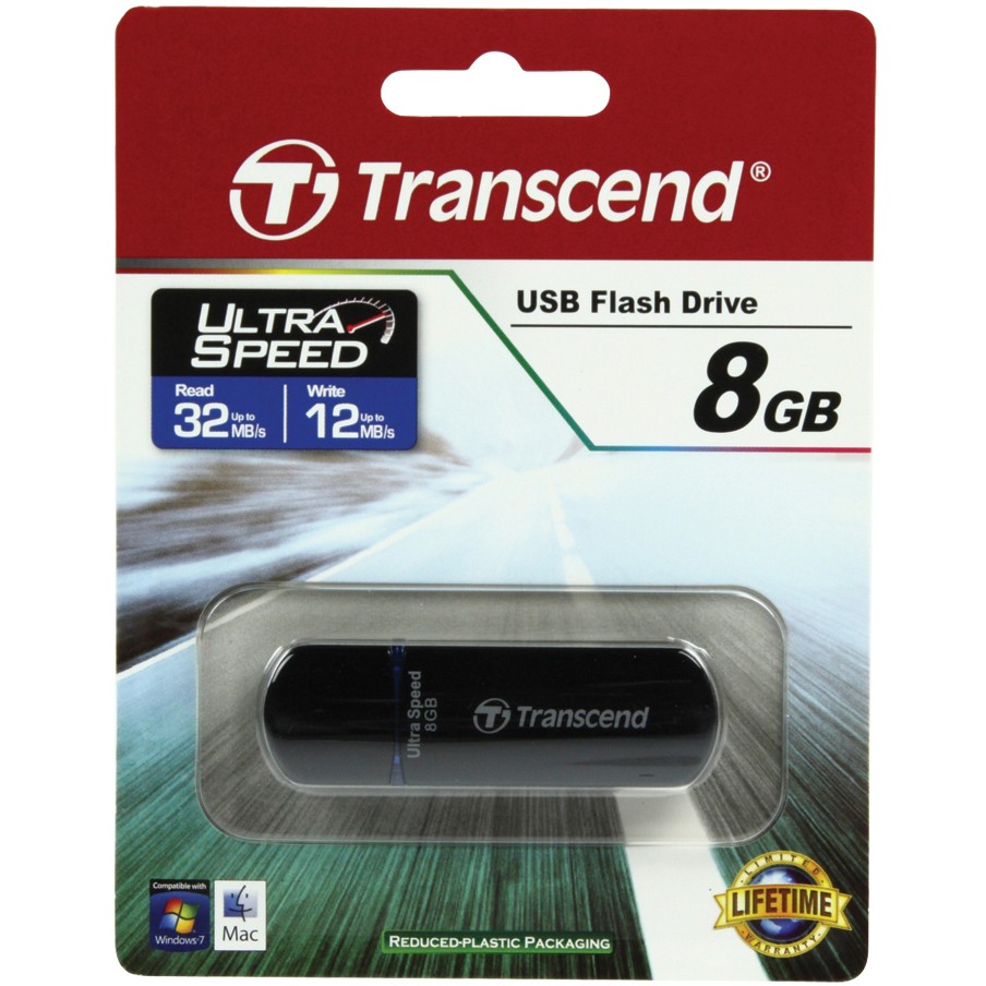 USB Flash Drive STICK RAMU USB Stick 8GB Transcend USB 2.0 - e zezë - Figura 2