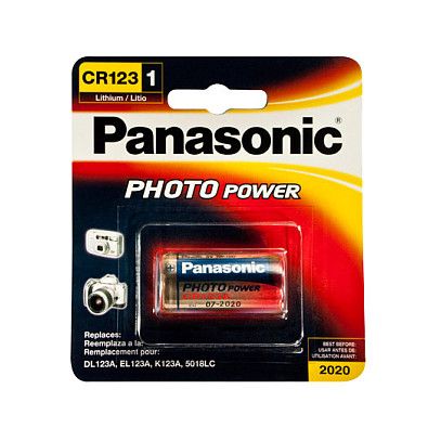 Bateri Panasonic CR123 Photo / 1-Pack