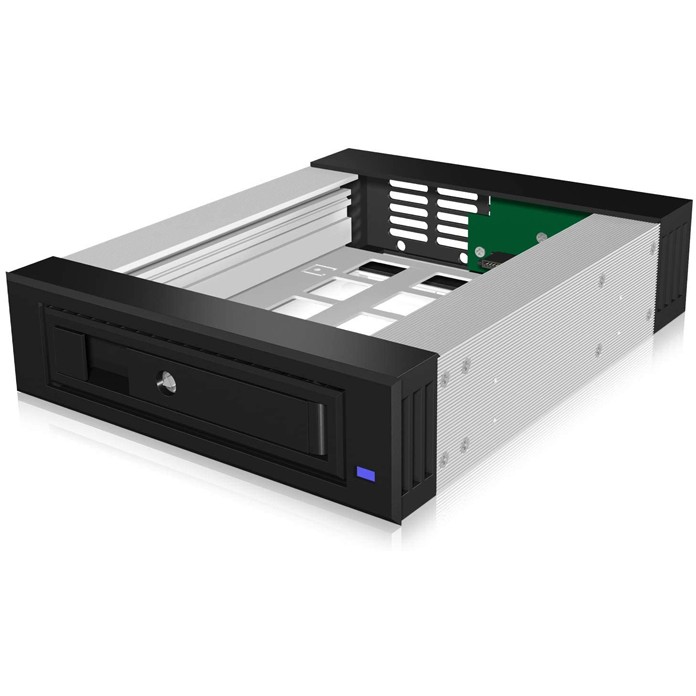 Aksesorë për disqe Hot-Swap Frame: 1× 3.5"/2.5" SATA/SAS HDD to 1× SATA host in a 5.25" drive bay. Supports SATA III 6 Gb/s – ICY BOX - Figura 3