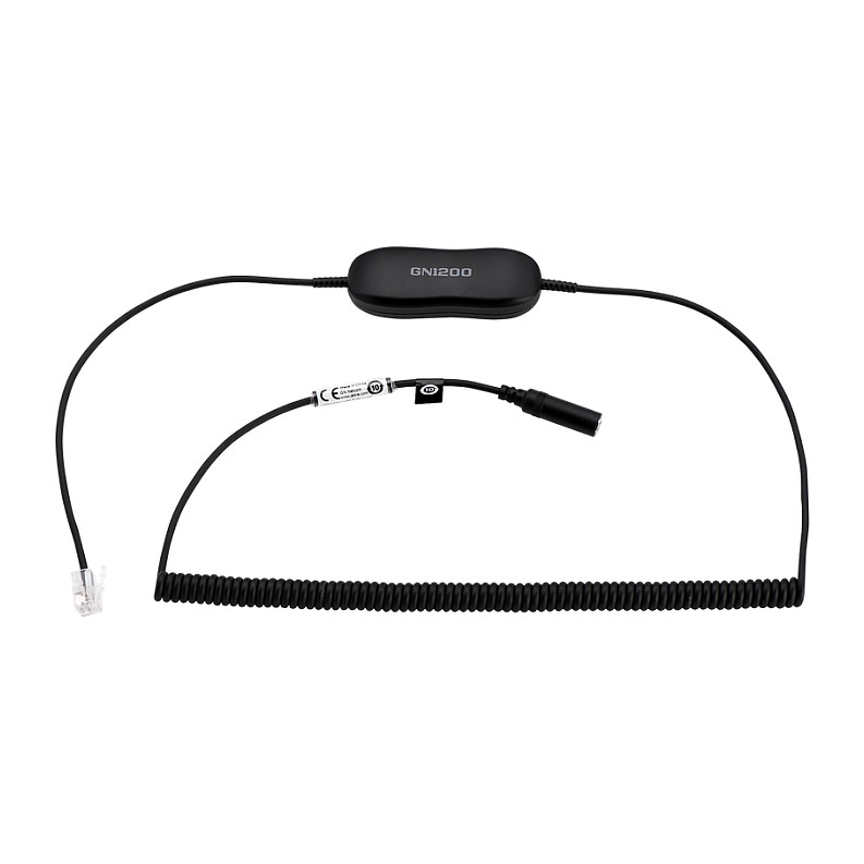 Kabllo lidhëse për kufje Jabra GN1200 - Zezë