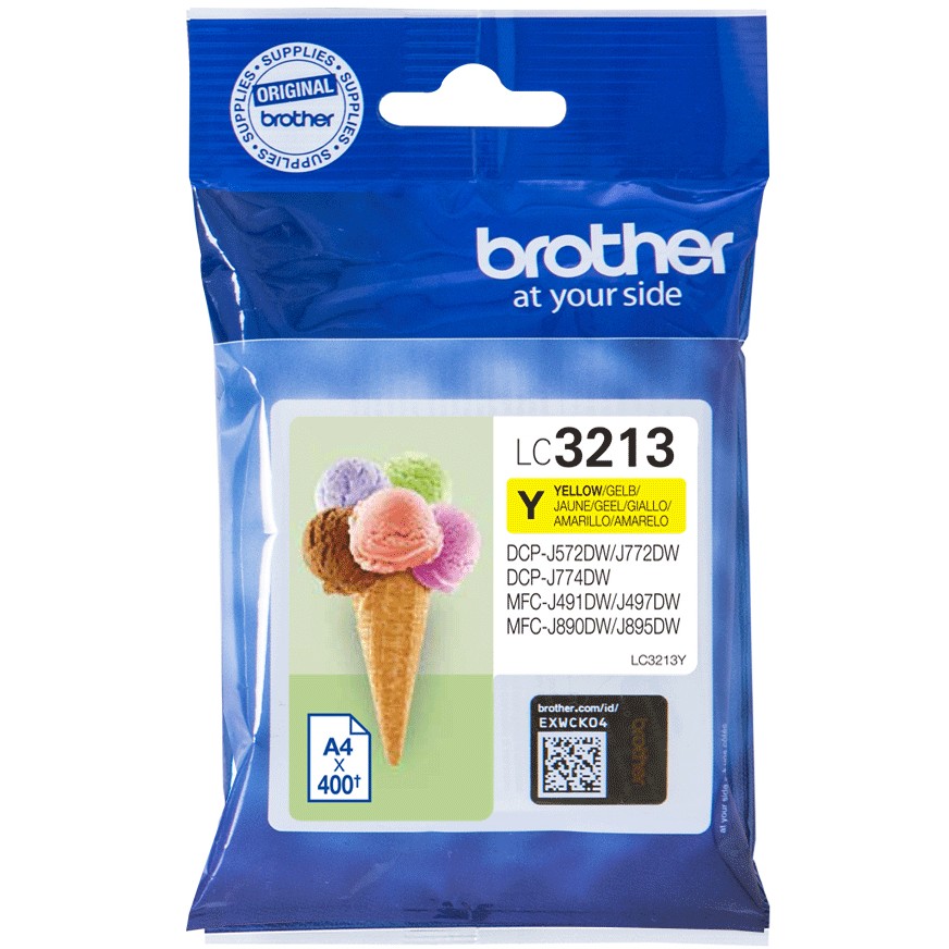 INK Brother LC-3213Y Ink Cartridge / deri në 400 faqe – Verdhë