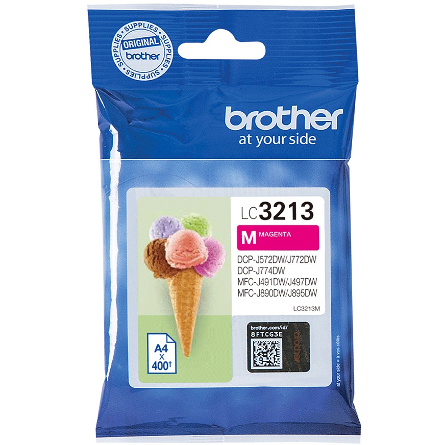 INK Brother LC-3213M Ink Cartridge / deri në 400 faqe – Rozë