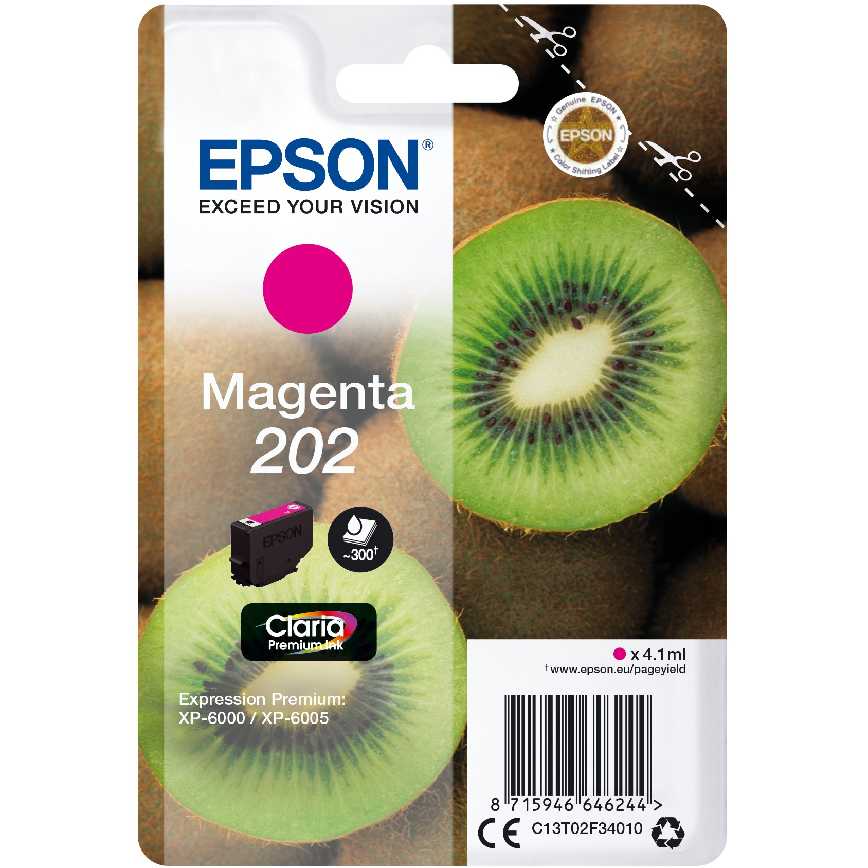 INK Epson 202XL C13T02F34010 Ink Cartridge / kapacitet standard – Rozë