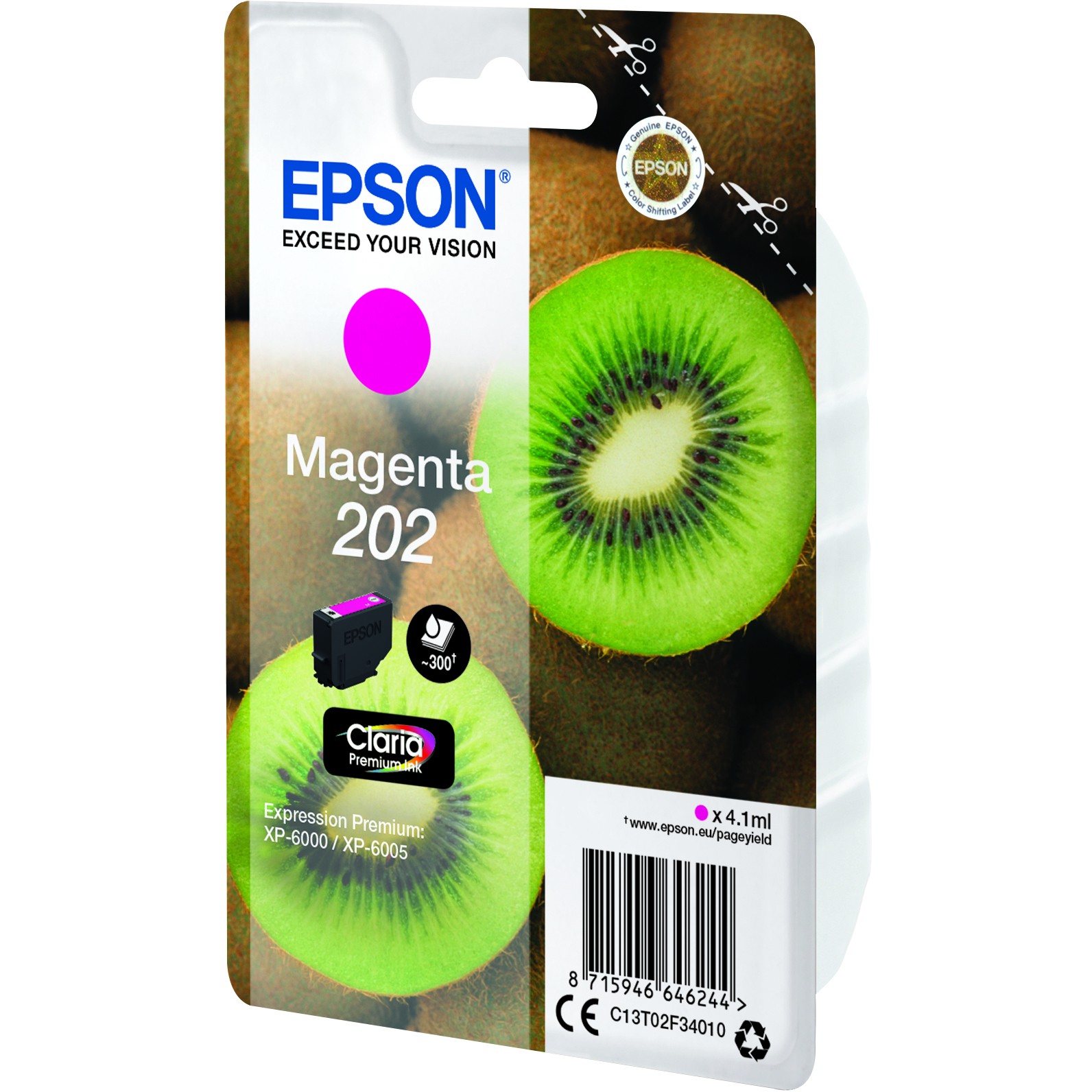 INK Epson 202XL C13T02F34010 Ink Cartridge / kapacitet standard – Rozë - Figura 3