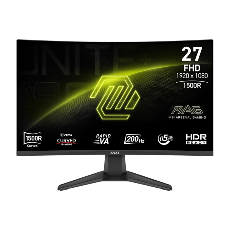 Monitor Gaming MSI MAG 276CFDE E20 / 27"/ Full HD Rapid VA / LCD / Curved / 200Hz / 0,5m / HDMI+DP - Zezë