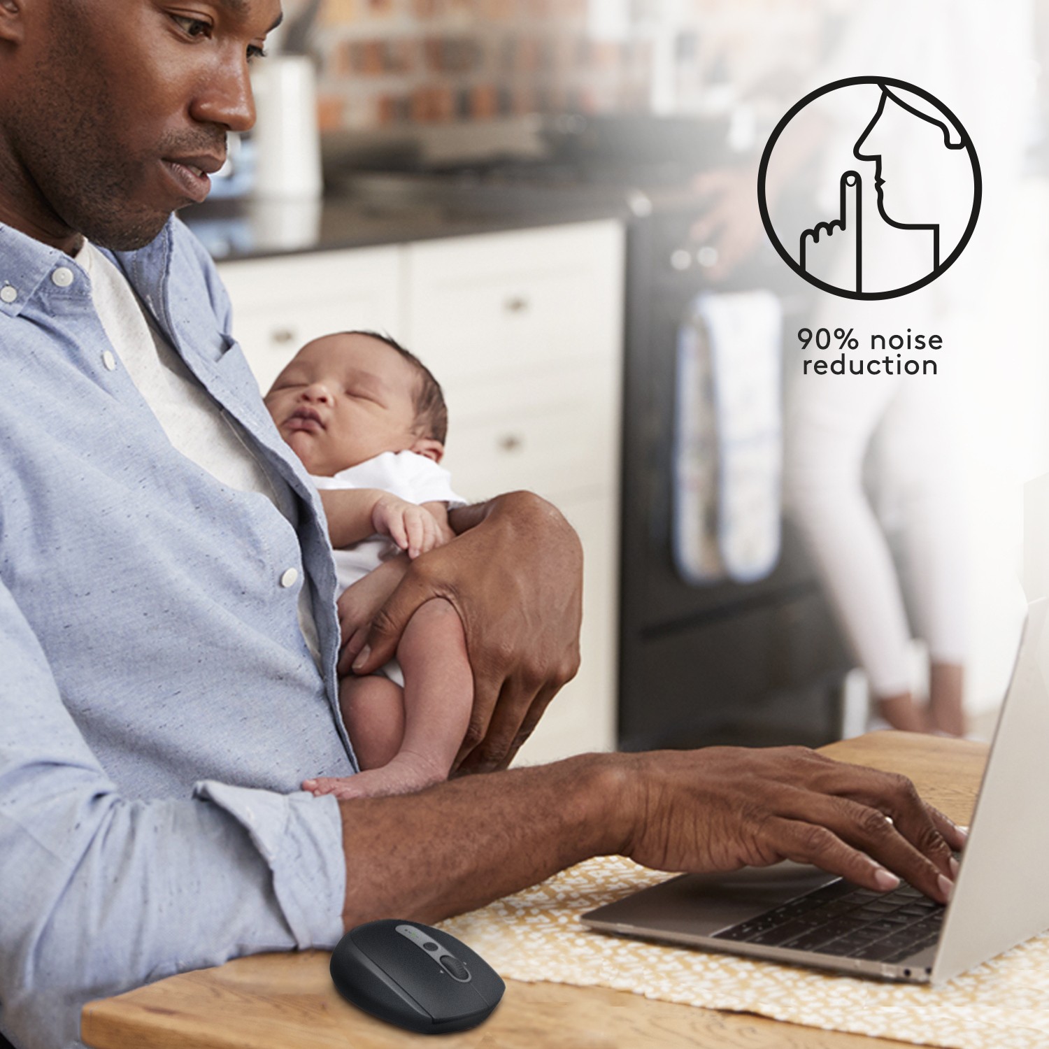 Maus pa Kabllo Logitech M590 Silent Bluetooth – Grafit - Figura 3