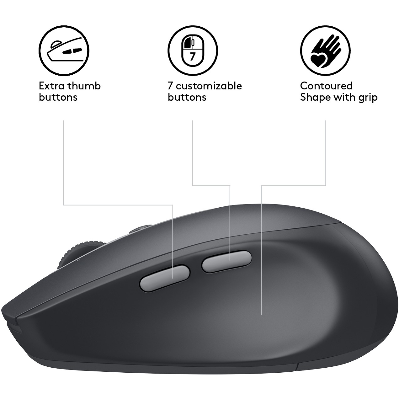 Maus pa Kabllo Logitech M590 Silent Bluetooth – Grafit - Figura 5