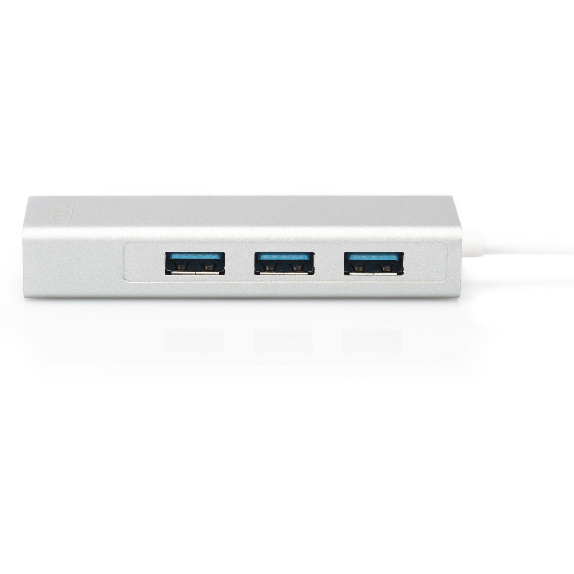 Adapter USB 3.0/C DIGITUS → Gigabit Ethernet + 3‑Port HUB - Bardhë - Figura 2