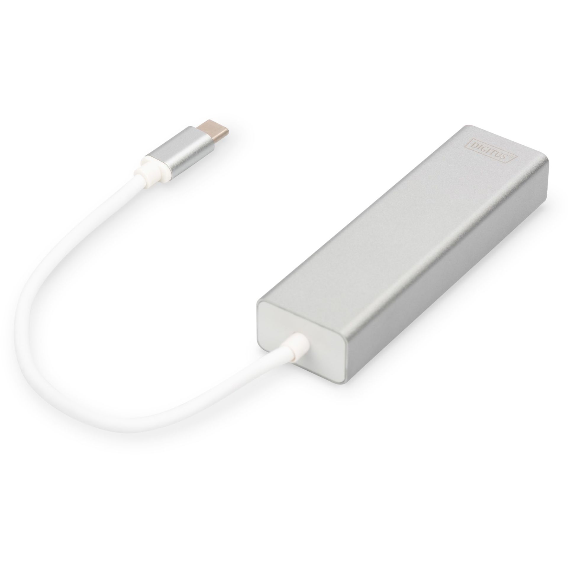 Adapter USB 3.0/C DIGITUS → Gigabit Ethernet + 3‑Port HUB - Bardhë - Figura 4