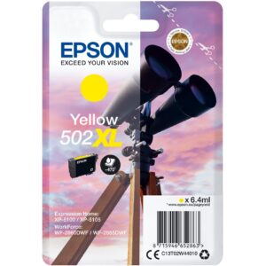 INK Epson Original Cartridge 502 C13T02W44010 /High Capacity – Verdhë