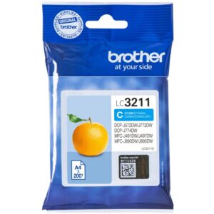 INK Brother Original Cartridge LC-3211 C – Blu