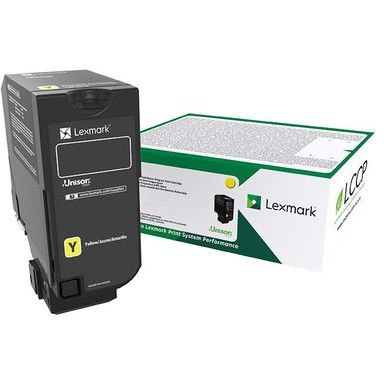Toner Lexmark 75B20Y0 ISO / IEC 19798 / 10,000 faqe – Verdhë