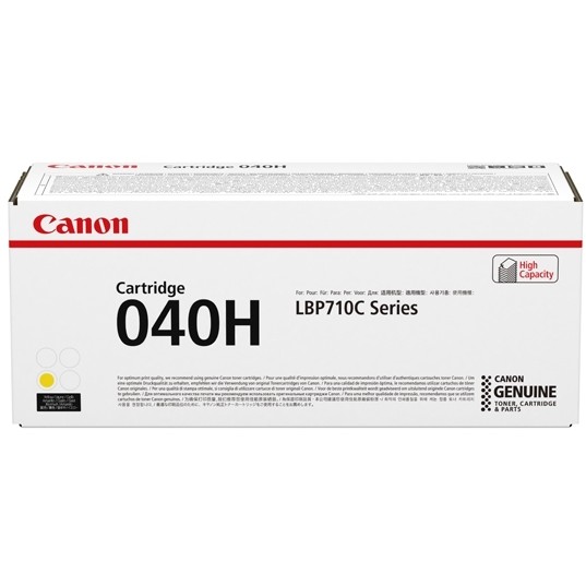 Toner Canon Original 040H / 10,000 faqe – Verdhë