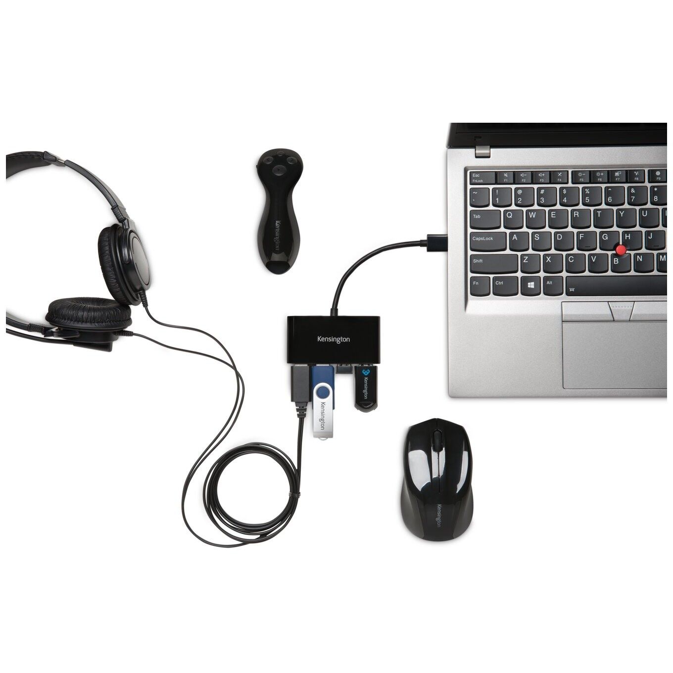 HUB USB 3.0 Kensington UH4000 / 4‑Port / SuperSpeed 5 Gbit/s - Zezë - Figura 3