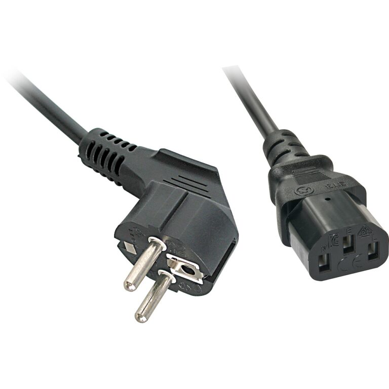 Kabllo për Furnizim me Energji Lindy Extension Cable / IEC C19 (15A) → IEC C20 (15A) - Zezë