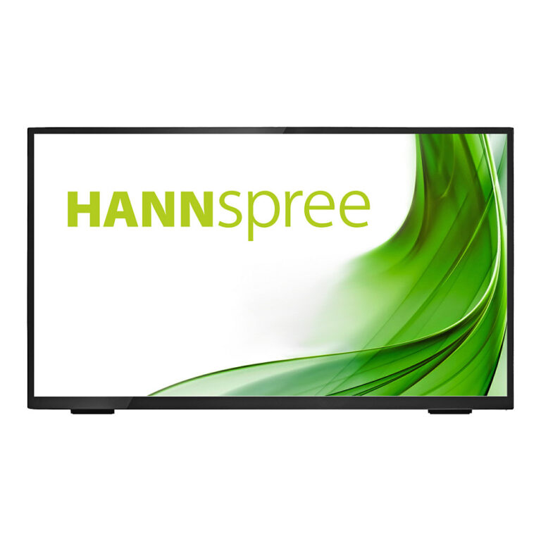 Monitor Hannspree HT248PPB / 23.8"/ Full HD TFT / LCD / 60Hz / 14ms / USB-B + USB-A + VGA  + HDMI + DisplayPort / Touchscreen  - Zezë
