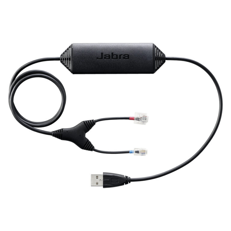 Kabllo për kufje Jabra EHS Link për Cisco telefonë tavoline USB - Zezë
