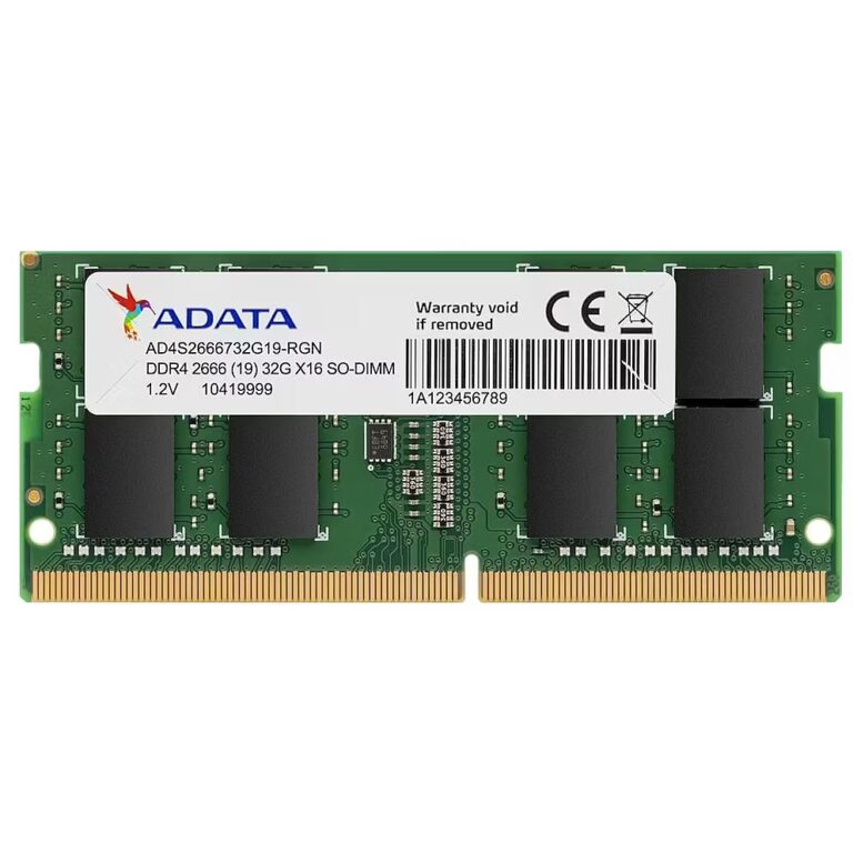 RAM Memorie DDR4 ADATA Premier SO-DIMM 32GB 3200MHz – Intel XMP – Gjelbër