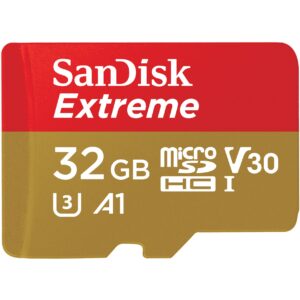 Kartë Memorie SD CARD 32GB SanDisk Extreme MicroSDHC 100MB/s for action cams/drones +Adapter
