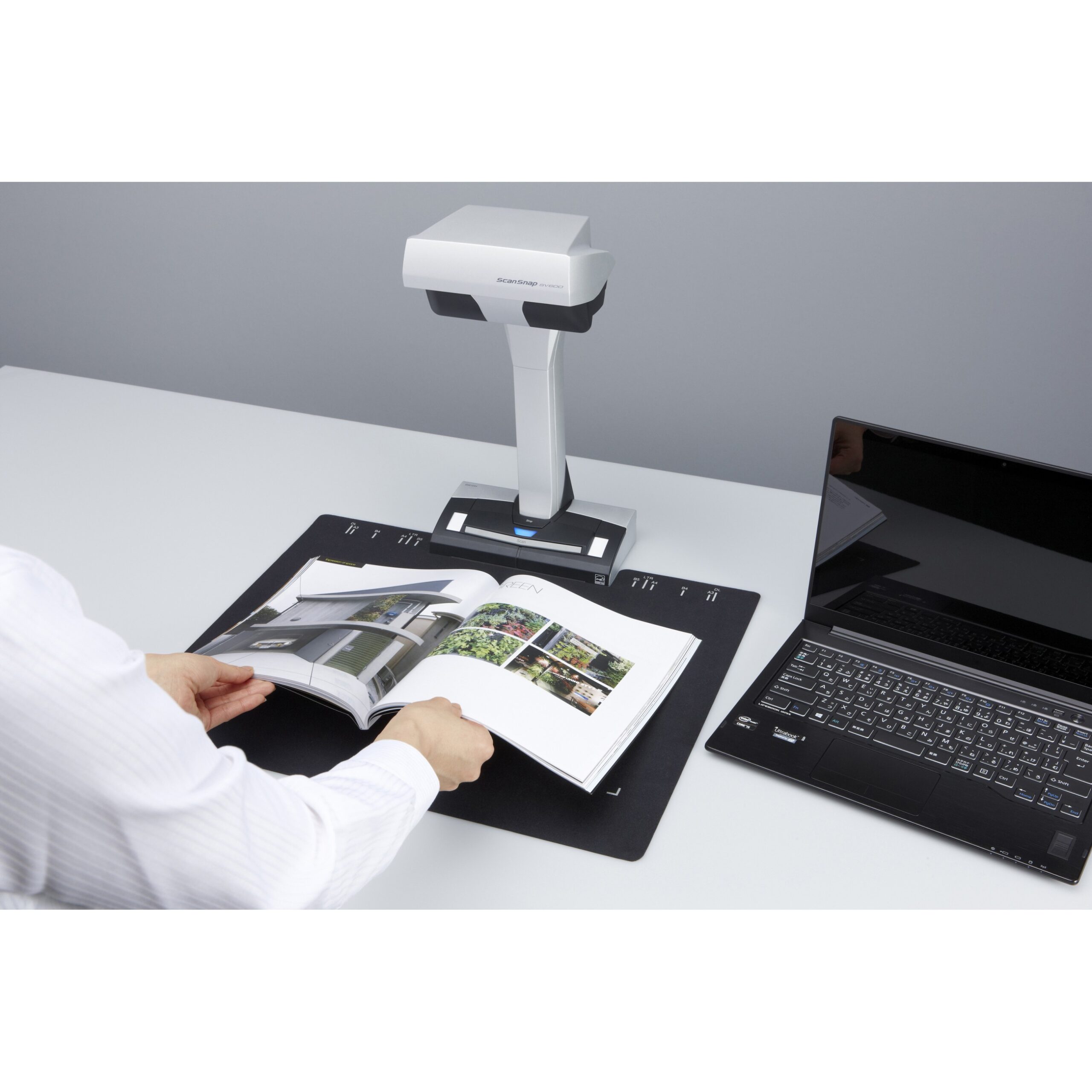 Skaner RICOH ScanSnap SV600 A3 Overhead Document Scanner Contactless USB - Bardhë - Figura 5
