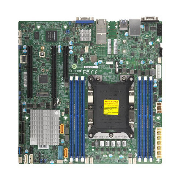 Pllakë Amë Intel Supermicro MBD-X11SPM-TF-O / Socket LGA 3647 / Server MB / ATX / DDR4
