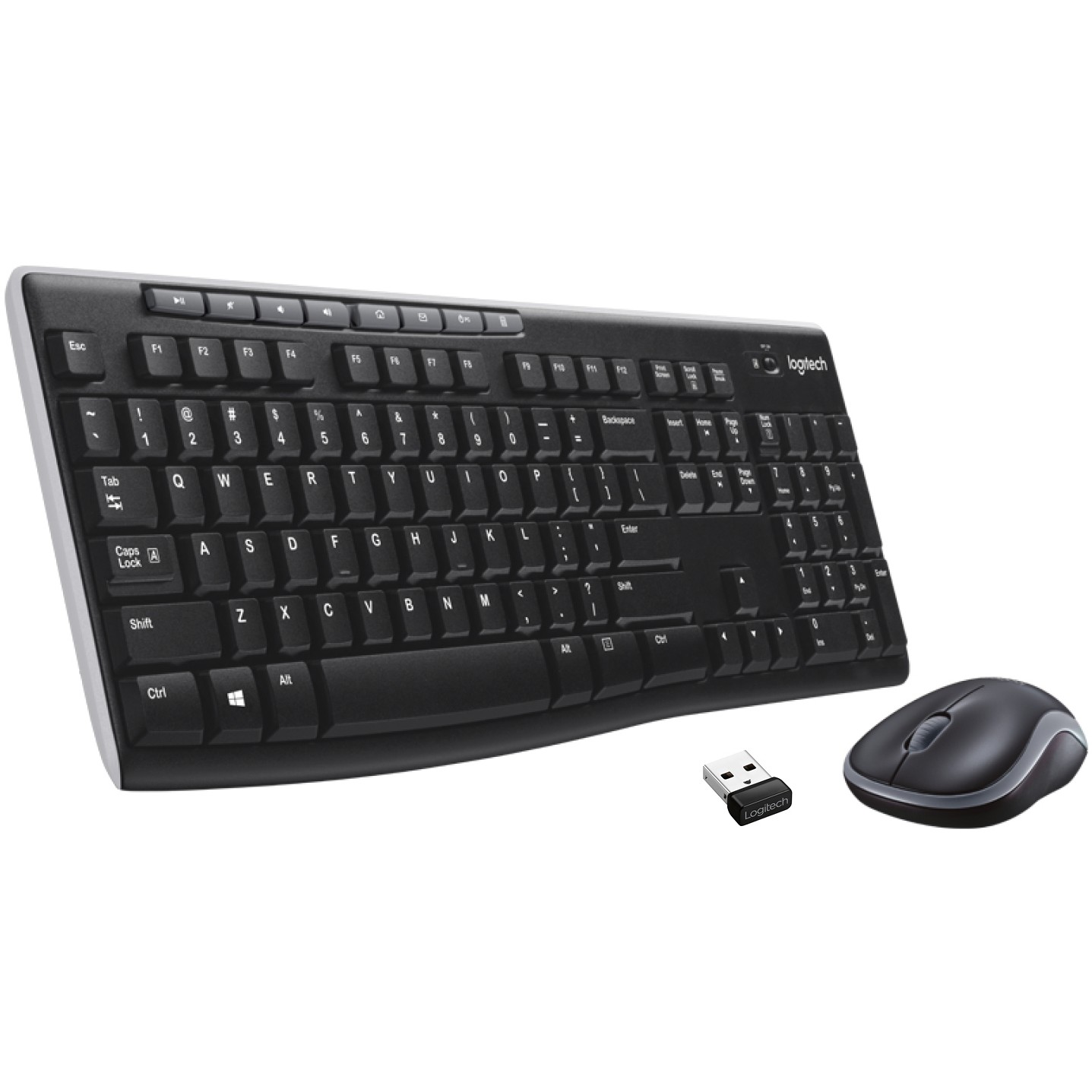 Combo (Tastierë dhe Maus) Logitech MK270 Wireless Combo / Pa kabllo / QWERTZ Zviceran - Zezë