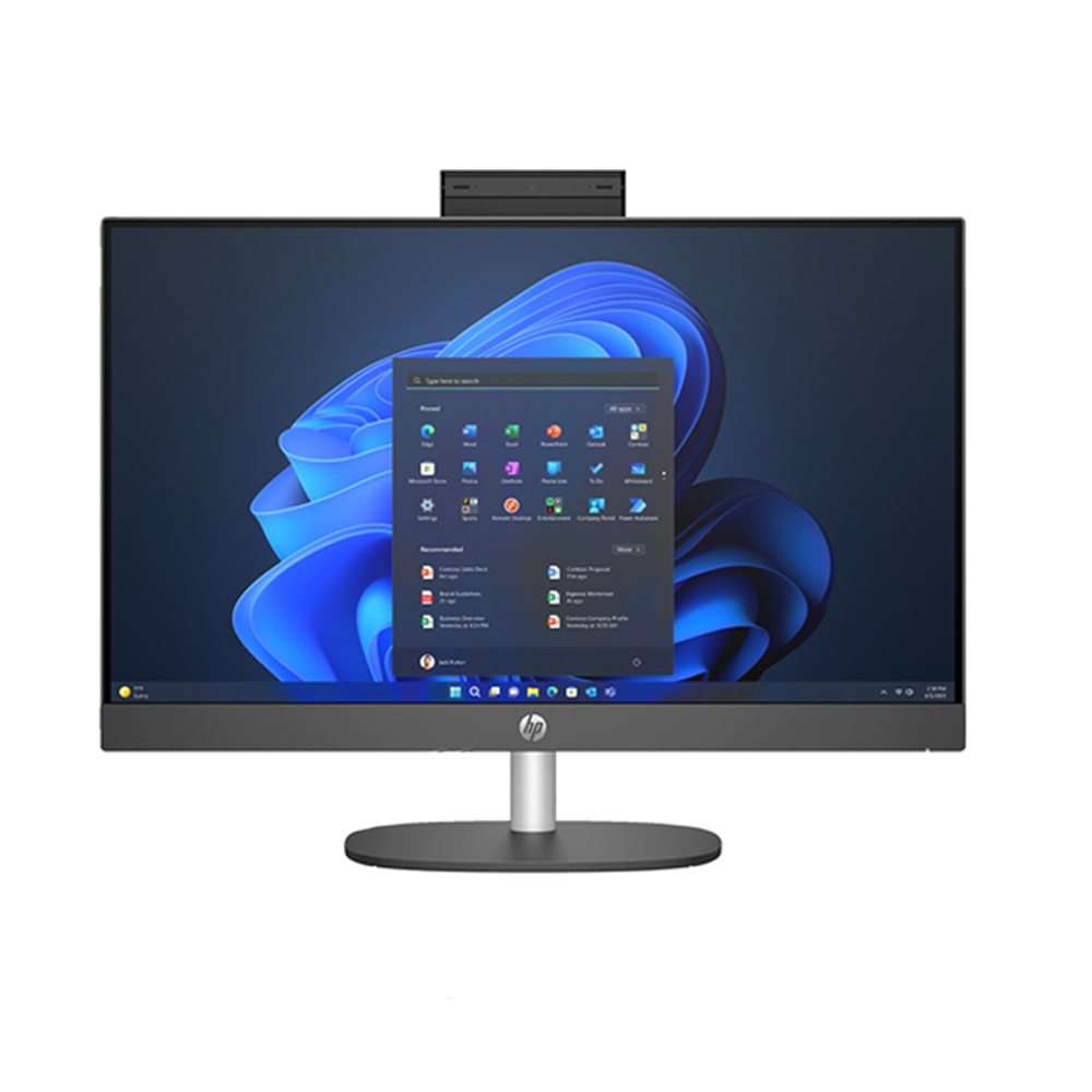 AIO HP 24-cr0005nh / Ryzen 5-7520U / 8GB / 512GB / 23.8 Inch Full HD / AMD Radeon Graphics / I zi + Tastierë dhe Maus