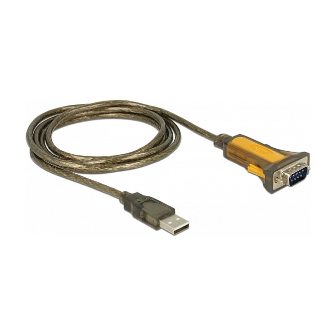 Adapter Serial DeLOCK USB 2.0 to 1×RS-232 – Extended Temperature Range