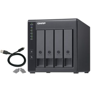 NAS QNAP TR‑004 / 4‑Bay Expansion Enclosure / 2.5"/3.5" SATA / USB 3.2 Gen1 Type‑C